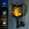 Solar Flickering Flames Lantern Ip65 Waterproof Led Torch Lamp For Outdoor Garden Patios Lawns