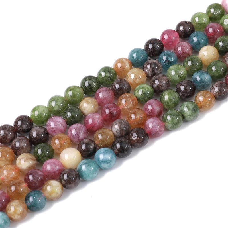 

Синтетический Имитация Турмалина Бусины Абакус Для DIY Ожерелья Браслета Изготовления Ювелирных Изделий Аксессуары 8mm 47Pcs