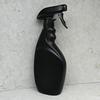 Custom 500ml Black HDPE Plastic Spray Bottle with Sprayer Gun for Household Cleaning Alcohol Detergent Liquid Chemical Packaging