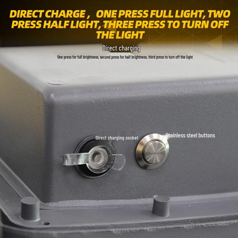 Airuiyi Portable Rechargeable LED Floodlight