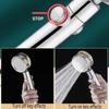 Turbocharged Shower Head Filter Rainfall Shower Head Water Saving High Pressure Shower Head Bathroom High Pressure Shower Head