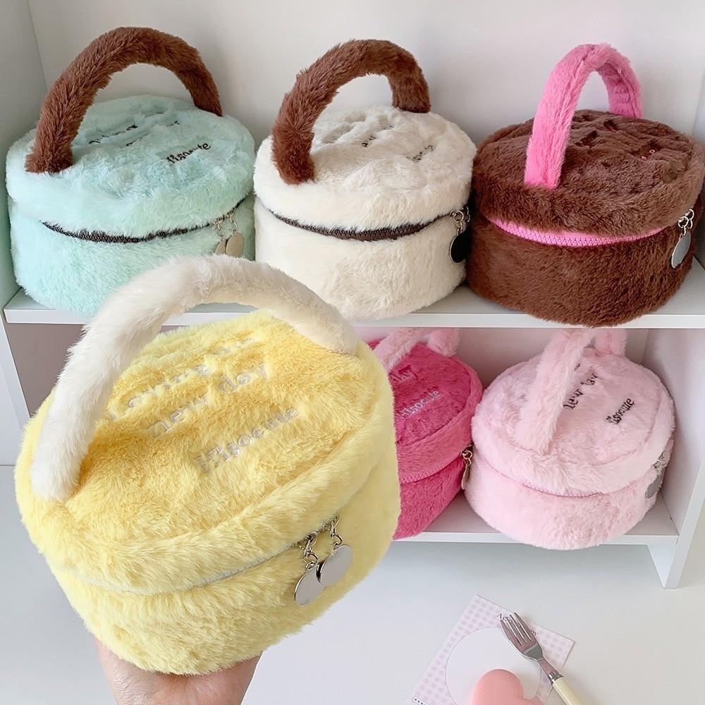 Fashion Plush Plush Cosmetic Bag Cosmetic Travel Organizer Makeup Bags Wash Pouch Organizer Case Storage Toiletry Bag Outdoor