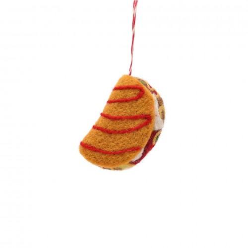 The Seasonal Gift Co. Felt Taco Hanging Decoration