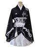 [Milky Time] Yosuga No Sora Kasugano Sora Cosplay Costume with Wig, Halloween Kimono, Yosuga Black Kimono