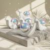 2Pcs Snail Disco Ball Catcher Indoor Window Light Spot Refractor Creative Desktop Ornaments Home Decoration