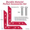 90 Degree Right Angle Clamp, Corner Clamp, Positioning Square Clamp, Edge Marking Center Finder, Precision Machinist Measuring Square, Woodworking Too