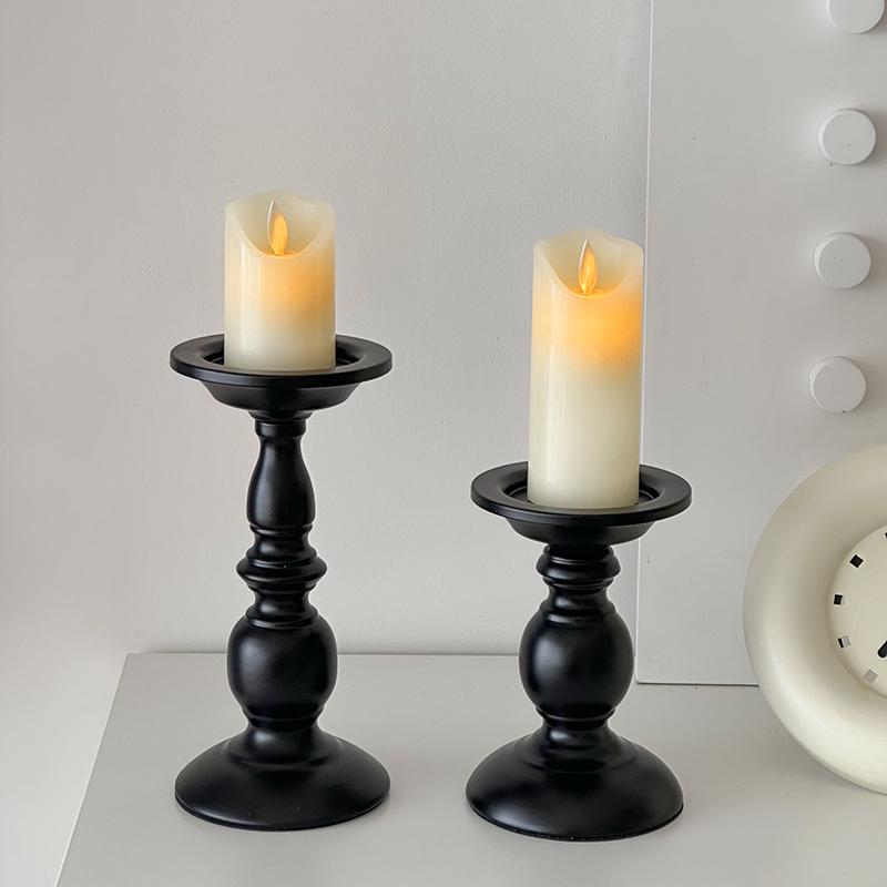 Roman Column Retro Style Aromatherapy Candle Holder for Dining Table Decor