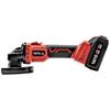 YATO 18V Brushless Cordless Angle Grinder: Lithium Rechargeable Handheld Electric Cutting Tool
