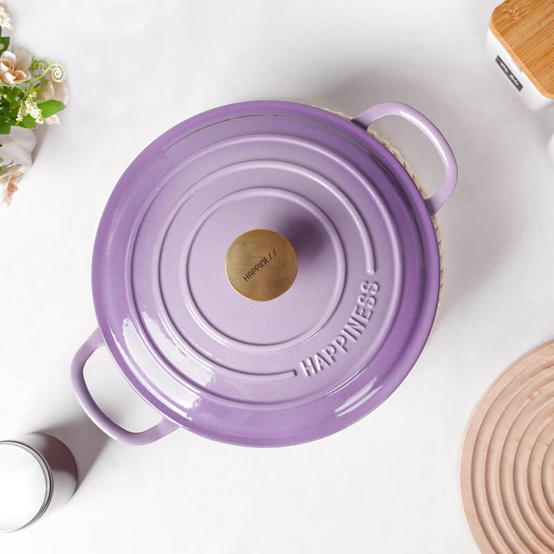 ZISIZ Multi-Function Cast Iron Stew Pot