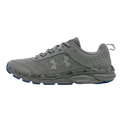 Charged Assert 8 Scarpe da Corsa Casual Basse da Uomo in Tessuto Confortevole Versatile Traspirante Sneaker Grigio 3027030-100