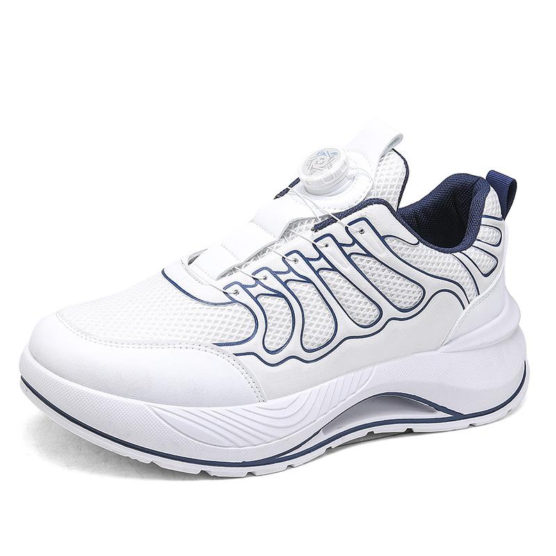 

Men s shoes new trend rotating buckle sports running casual shoes spring men s youth thick-soled wear-resistant trendy shoes 39