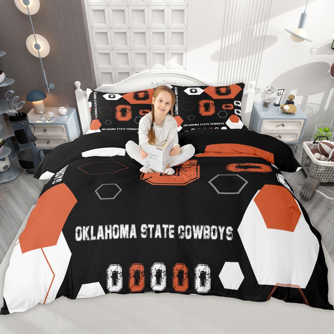

Comforter Homewish American States Personalized Letter Bedding Set Stylish Monogrammed Set Comforter (quilt)-EU Single(135*200cm)3pcs