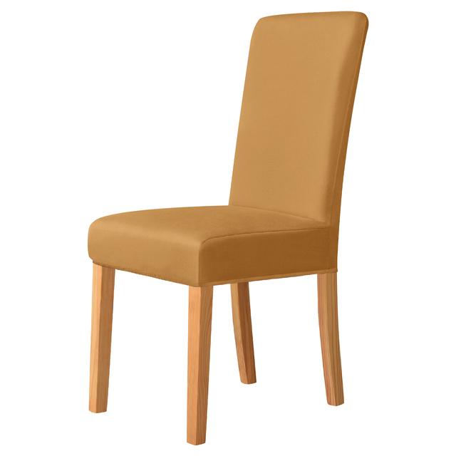 Waterproof Chair Cover Solid Colour Elastic Removable Chair Covers Protector Designed For Living Room Kitchen Area Wedding Dinner Home 11colors