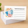 100pcs Positive Encouragement Cards for Teachers And Staff Colorful Motivational Thank You And Recognition 'You Deserve It!'