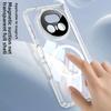 For Huawei Honor Magic V5 Case Soft Transparent Middle Hinge Magnetic Magsafe Protective Back Cover For Magic V5 Phone Shell