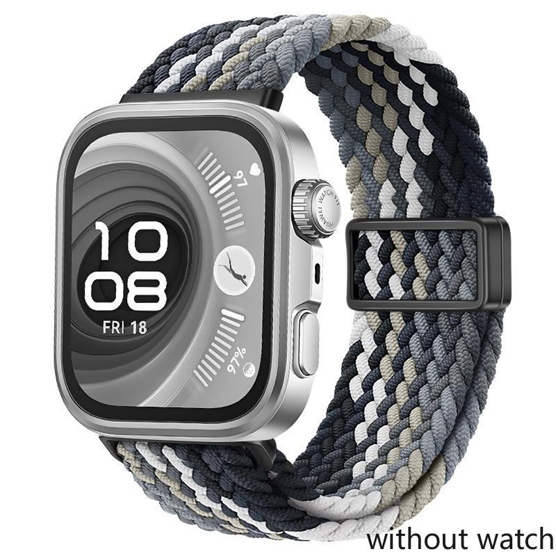 Nylon Magnetic Strap for Huawei Watch Fit 4/3 Braided Breathable for Huawei Watch Fit 4 Pro Sport Bracelet Watchband Accessories