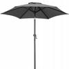 Large Garden Umbrella with a Diameter of 200 Cm with a Crank