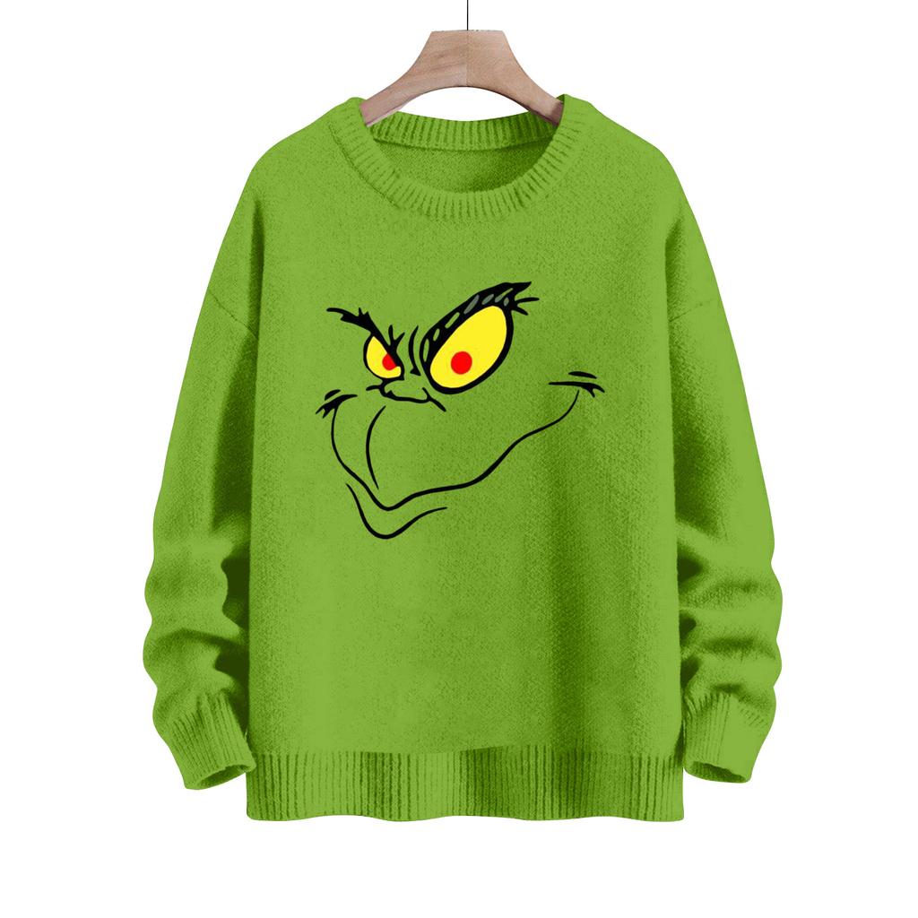 Christmas Sweatshirts For Women Knit Sweater Cute Shirt Fall Crewneck Pullover Tops