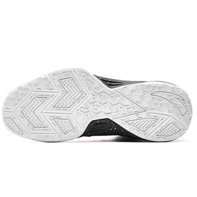 Anta KT3 KT Textil, Synthetikleder Abriebfest Atmungsaktiv High-Top Basketballschuhe Herren Schwarz Weiß 11741105-5