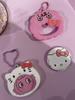 [USED] SHINee KEY x Hello Kitty Can Badge Key Ring Pink