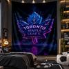 Duvara Asılan Goblen Toronto Maple Leafs Baskılı Kumaş Salon Yatak Odası Ev Dekorasyonu İçin