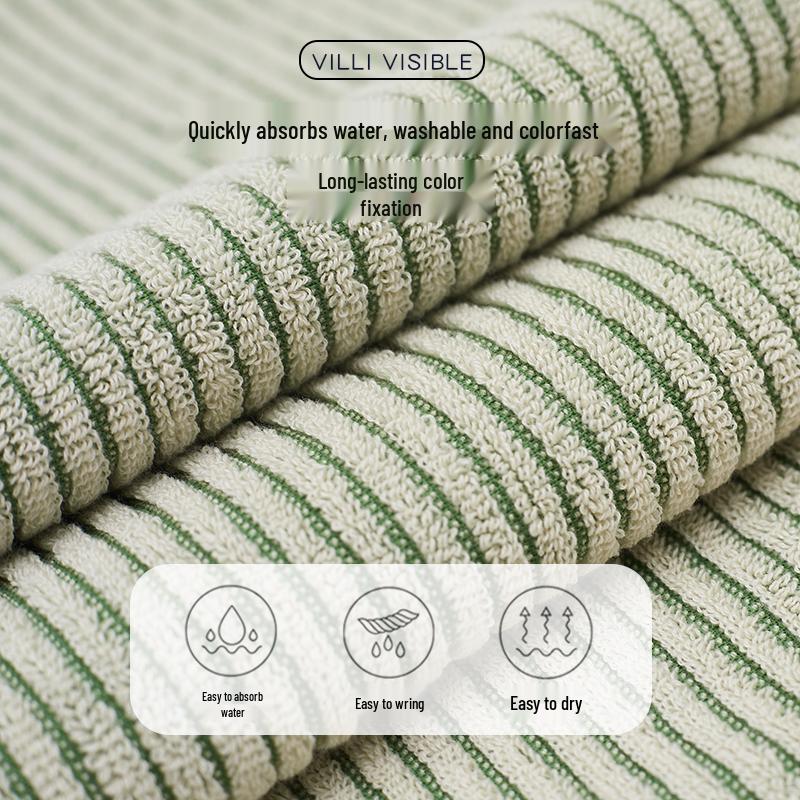 Thickened Pure Cotton Embroidered Bath & Face Towel - Highly Absorbent, Perfect for Home Use or Gifts