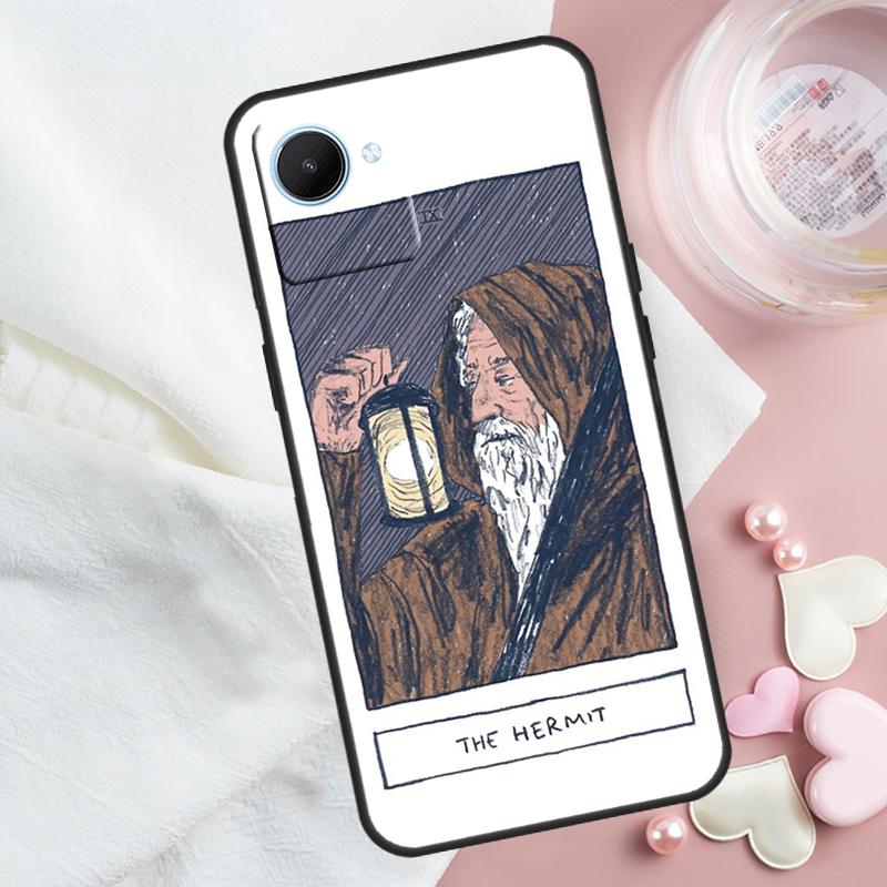 

Tarot Card The Hermit For Realme 14 10 11 12 13 Pro Plus GT 6 5 6T GT7 Pro C61 C55 C53 C51 C21Y C25S C75 C67 Case Realme 11