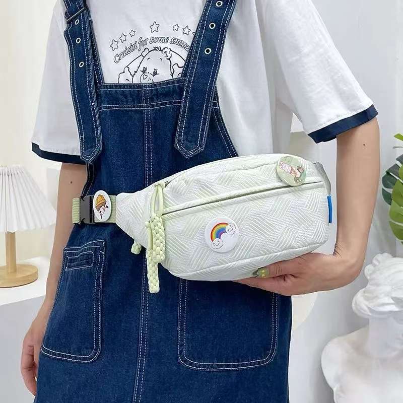 Leisure Fashionable Waist Bag Women Small Fresh Chest Bag Outdoor Sports Running Crossbody Bag Portable Travel Large Capacity Shoulder Bag Armpit Bag
