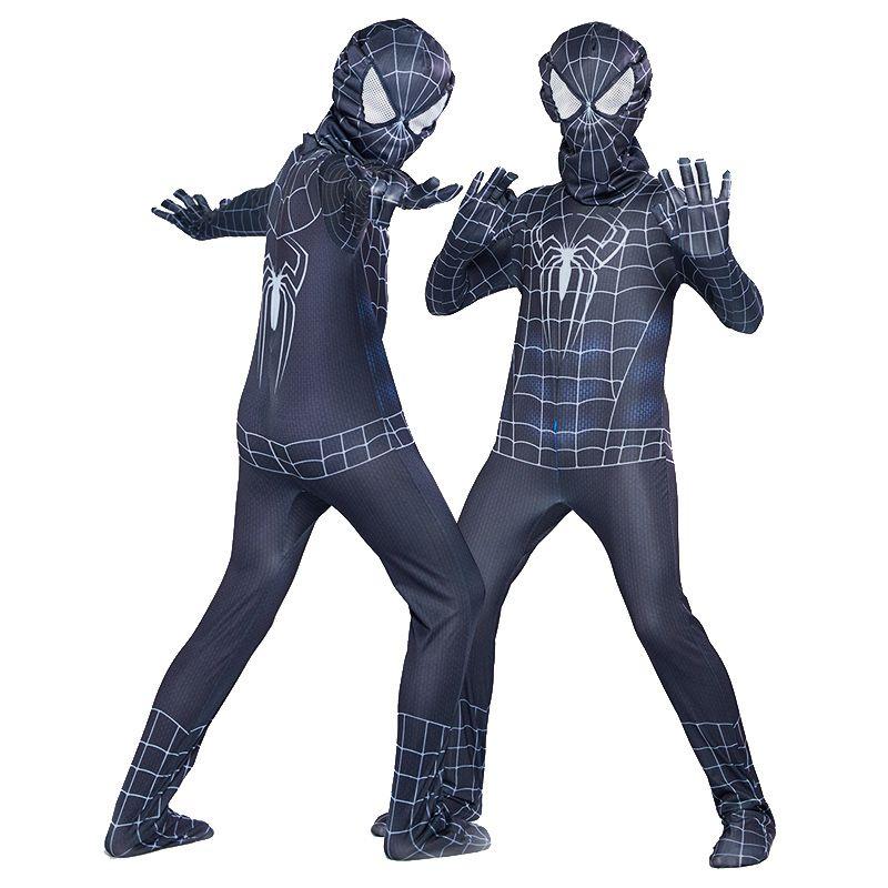 Premium Black Spider-man Costume With Breathable Fabric And Perfect Stitches For All Ages