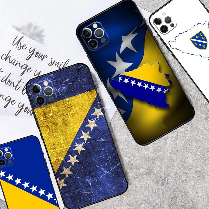 Bosnia Flag Case For Samsung Galaxy S25 Ultra S20 S21 S22 S23 S24 Ultra S9 S10 Plus S25 FE Cover Funda