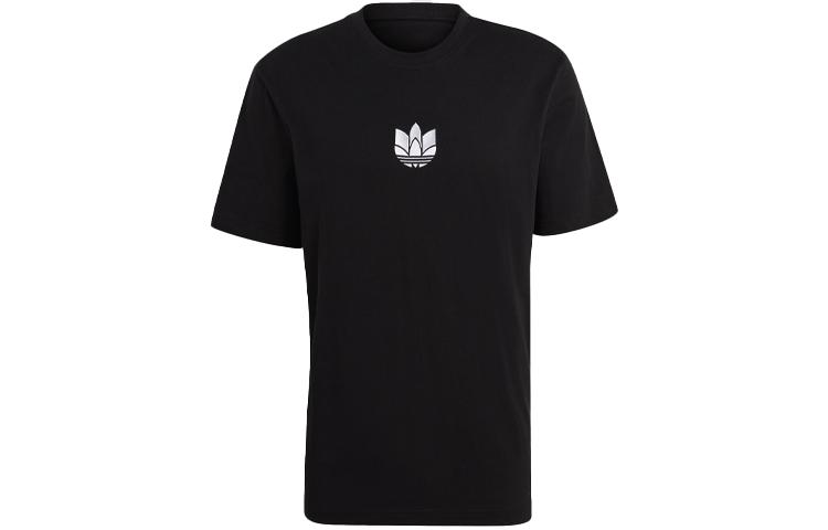

Adidas Originals T Shirts Men s Black Crew Neck Moderate Straight Fit GN3548 L