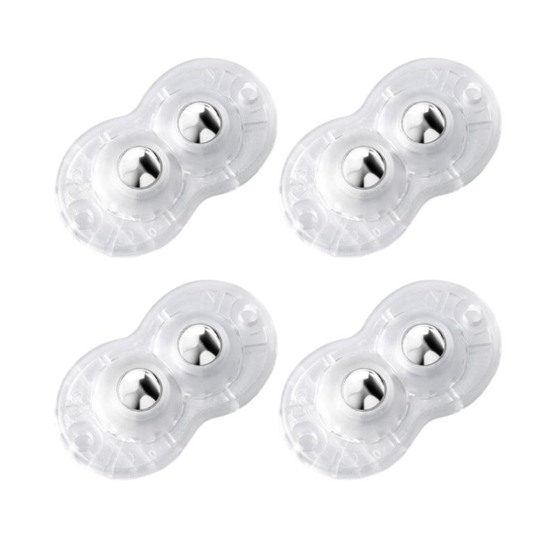 Heavy Load Furniture Movers with Double Bearings Not Drilling Required Multipurpose Furniture Casters Wheel for House