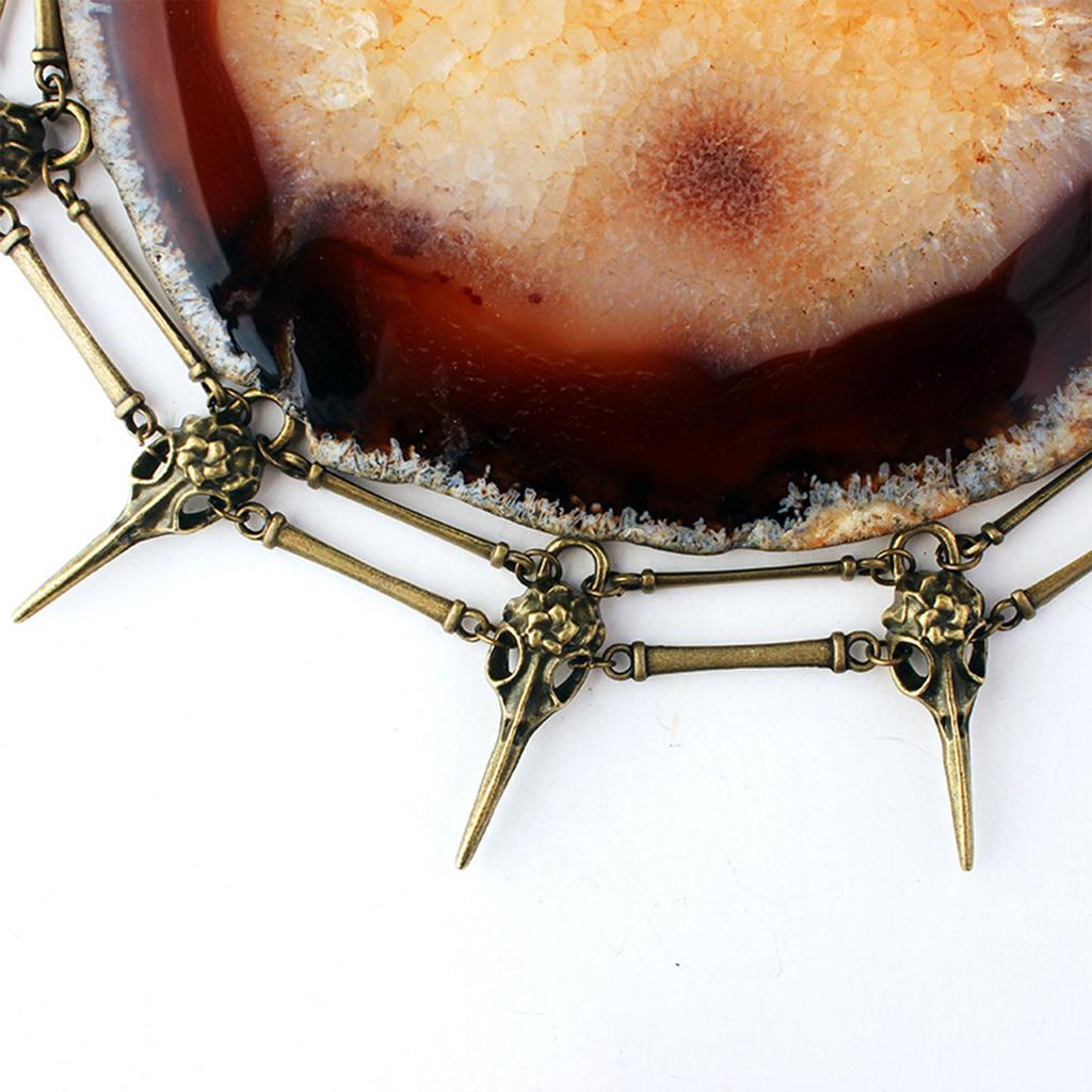 Gothic Bird Necklace, Evil , Pagan  Necklace