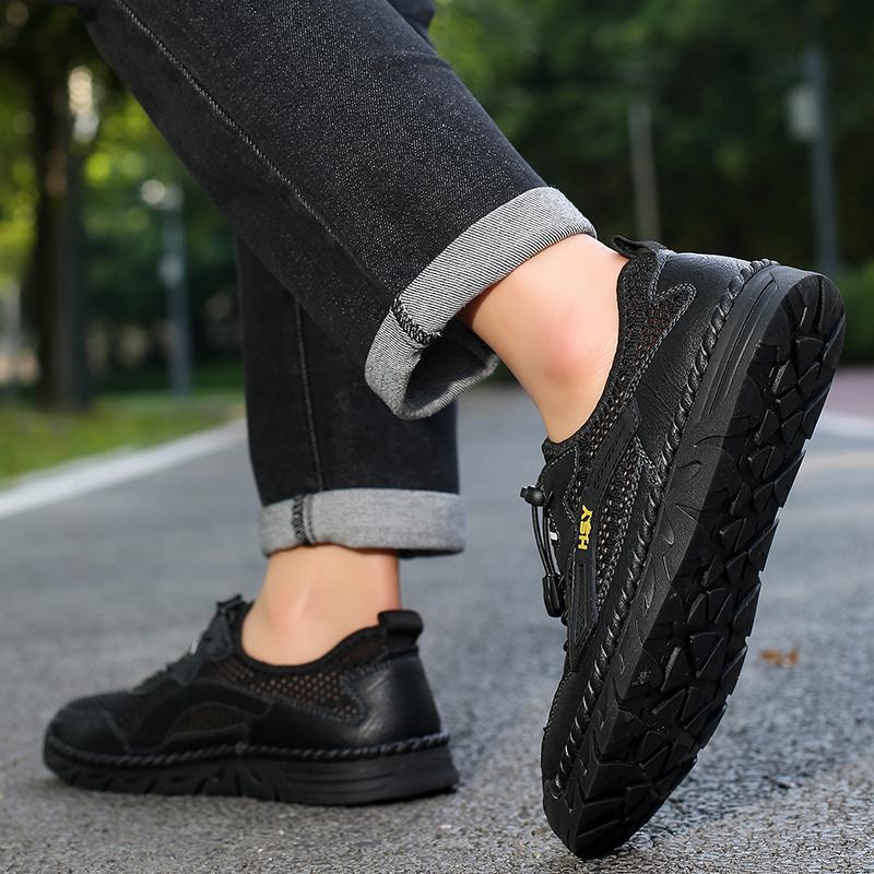 2026 New Men's Lightweight Breathable Oxford Shoes Sports Shoes Summer Thin Model Hollow out Casual Shoe Outdoor Walking Shoes