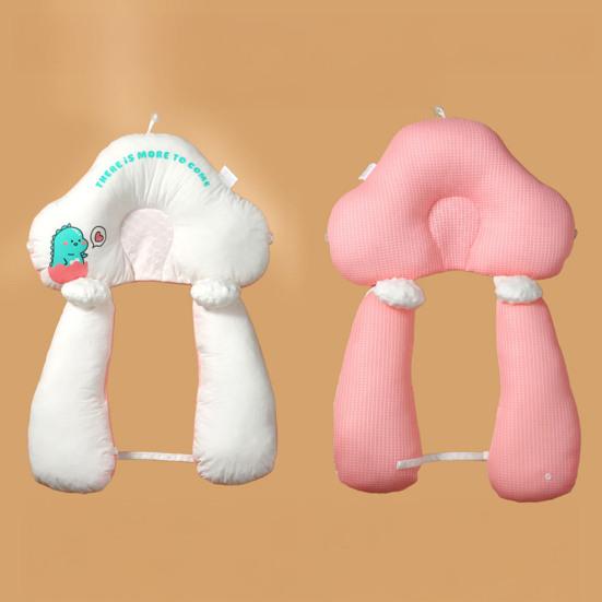 Wedge Pillow for Newborn Ergonomic Baby Sleeping Pillow Prevents Flat Head Adjustable Soothing Pillow for Proper Alignment And Pressure Relief