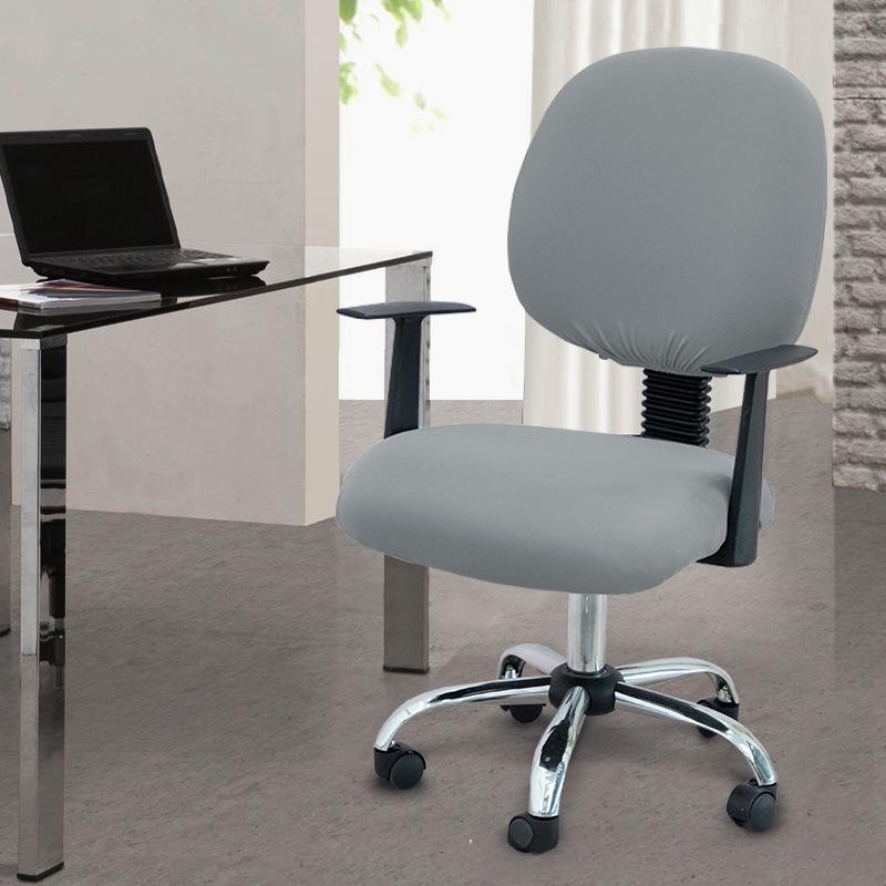 Two-Piece Computer Chair Cover Washable Executive Chair Cover For Computer Stretchable Seat Covers Computers Chairs