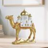 Gold Eid Mubarak Camel Statue Resin Camel Sculpture Light Luxury Ramadan Camel Figurine  Party