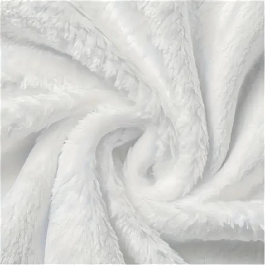 Cute White Bunny With Flowers Pattern Fleece Blanket Whimsical Nature Theme Soft Warm Throw Interior Decoration Bedding Cover