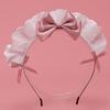Headdress Lace Maid Wash Face Make up Lolita Hair Band Bow Women Accessories Korea Style Headband