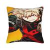 Pillow Cover Katsuki Anime Bakugo  Retro Trendy Pillow Case For Sofa Couch Bed Living Room Pillowcases