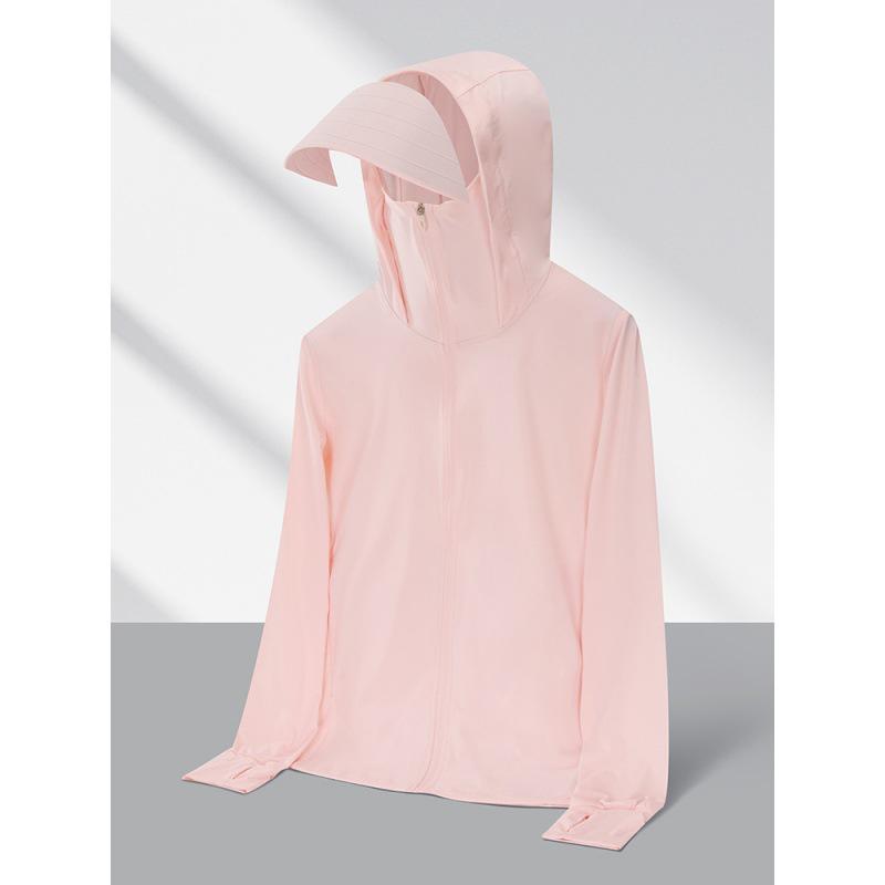 UPF 50+ Eisseide Sonnenschutz-Hoodie - UV-Schutz Radjacke für Männer & Frauen