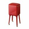 Trash Can with Legs and Wheels Slim Space-Saving for Kitchen