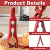 3-In-1 Heat-Resistant Tongs with Anti-Slip Design, Combining Can Opener And Gripping Tool for Kitchen Use