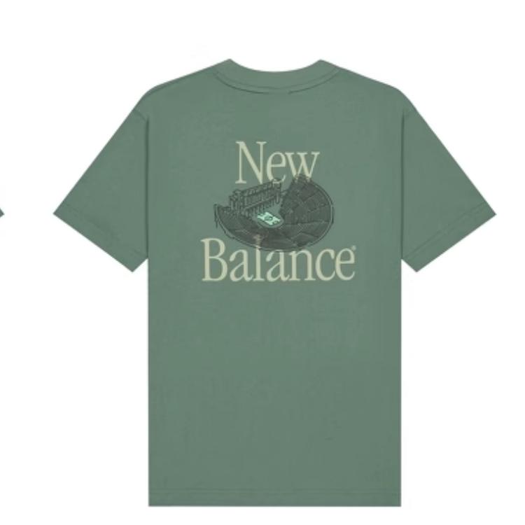 New Balance SS25 T Shirt Men s Army Green DKJ MT51975-DKJ XL