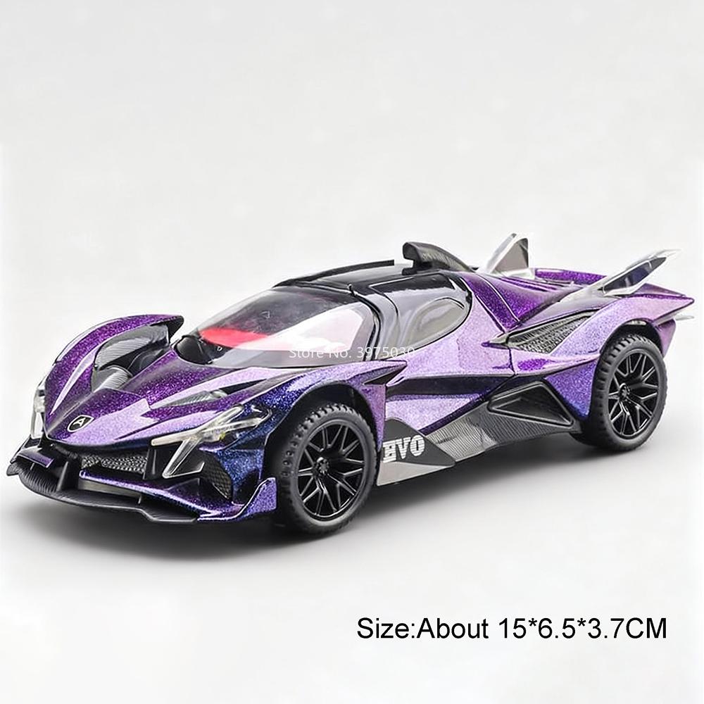1:32 Apollo Evo Lambor Mansory Revuelto Miniatuur Diecast Legering Auto's Model Speelgoed Deuren Geopend Terugtrekbaar Voertuigen Cadeaus Voor Broer