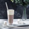 12mm Boba Metal Straw Eco-friendly 304 Stainless Steel Straws Set Reusable Drinking Straw for Bubble Tea Milkshake Bar Accessory