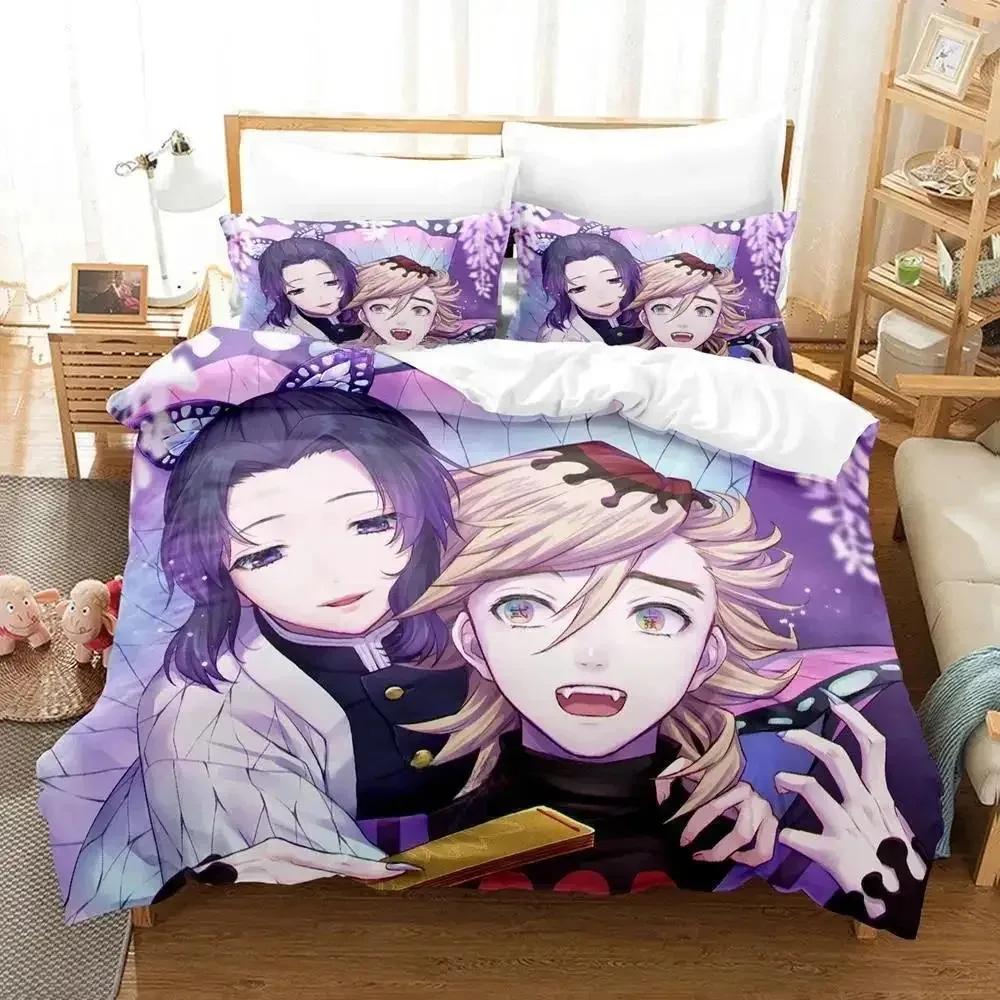 Nytt Doma Sängklädesset Enkelt Twin Full Queen King Size Sängset Vuxen Barn Sovrum Påslakanset 3D Tryck Anime Lakan Set