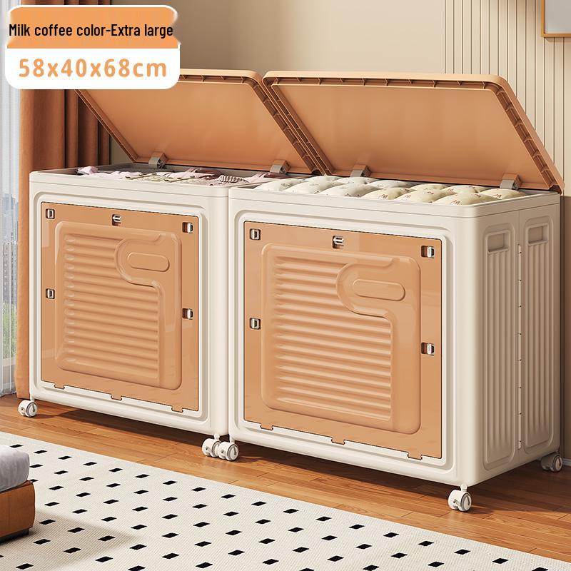 Large Capacity Foldable Clothing Organizer with Wheels