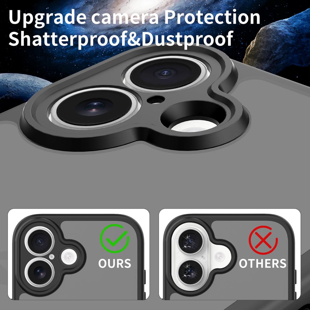 New for Apple 17 Promax Skin-sensitive Magnetic Phone Case Anti-fall for IPhone 16 Precision Hole Lens Mobile Phone Protective Cover