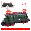 Old Style Railway Caboose MOC Set, Retro Train Guard Wagon Blocks, Hobby Assembly Gift for Train Lovers